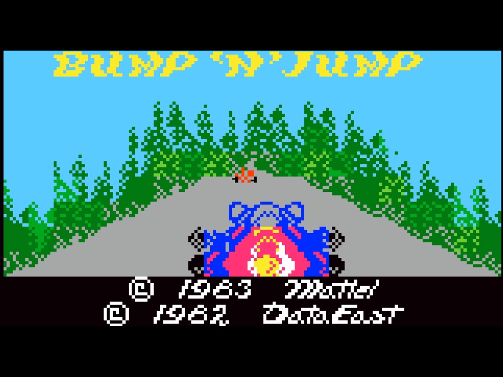 Title Screen of Bump 'N' Jump for Intellivision